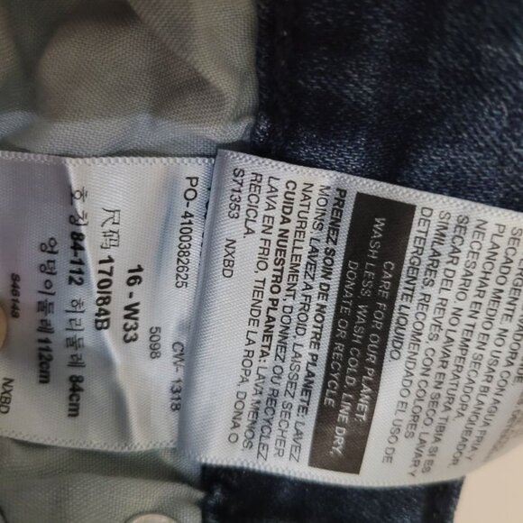 Levi Strauss High Rise ankle Skinny Blue Jeans New Women 16 Distressed Signature - Picture 5 of 15